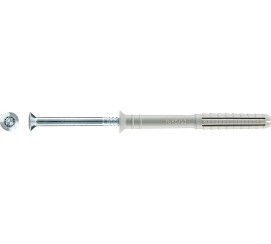 Дюбель-гвоздь Tecfi YZ потайн. 8x80, 30 шт. 147507