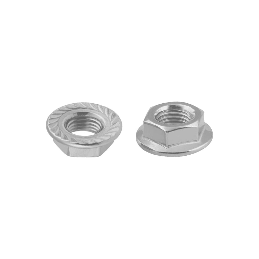 Гайка с фланцем ИНОТЭК М8, DIN 6923, цинк, 100 шт. 4687204278372 ...