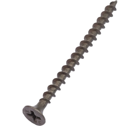 Саморез для ГКЛ STEELREX крупная резьба, оксид, 3,5x55 мм, 100 шт. 0103035055B400010032