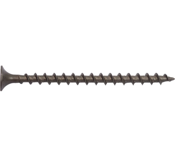 Саморез для ГКЛ STEELREX крупная резьба, оксид, 3,5x55 мм, 100 шт. 0103035055B400010032