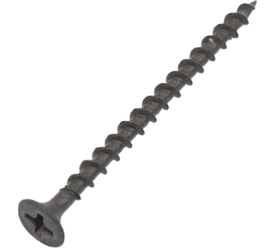 Саморез для ГКЛ STEELREX крупная резьба, оксид, 3,5x51 мм, 100 шт. 0103035051B400010032
