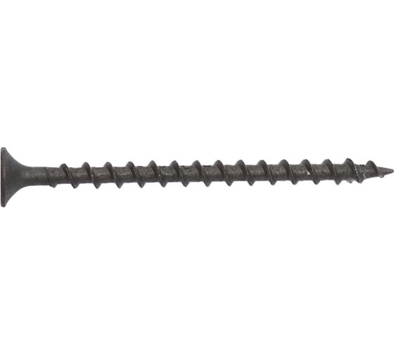 Саморез для ГКЛ STEELREX крупная резьба, оксид, 3,5x51 мм, 100 шт. 0103035051B400010032