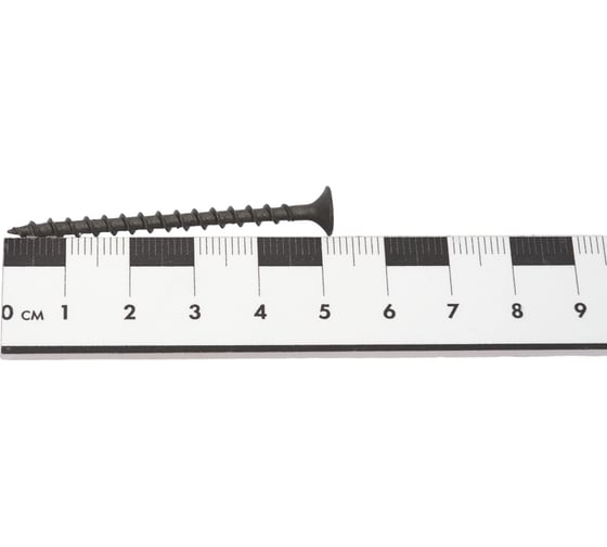 Саморез для ГКЛ STEELREX крупная резьба, оксид, 3,5x51 мм, 100 шт. 0103035051B400010032