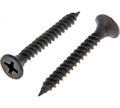 Саморез для ГКЛ STEELREX мелкая резьба, оксид, 3,5x51 мм, 100 шт. 0101035051B400010032