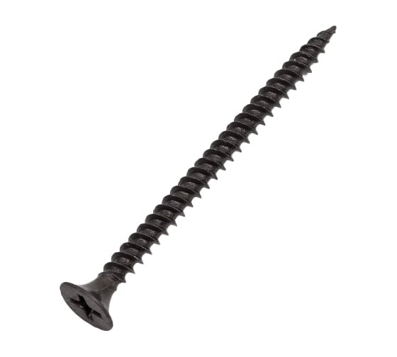 Саморез для ГКЛ STEELREX мелкая резьба, оксид, 3,5x51 мм, 100 шт. 0101035051B400010032