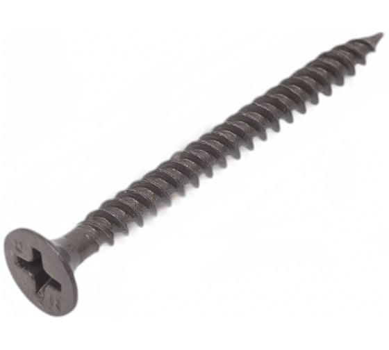 Саморез для ГКЛ STEELREX мелкая резьба, оксид, 3,5x41 мм, 200 шт. 0101035041B400020032