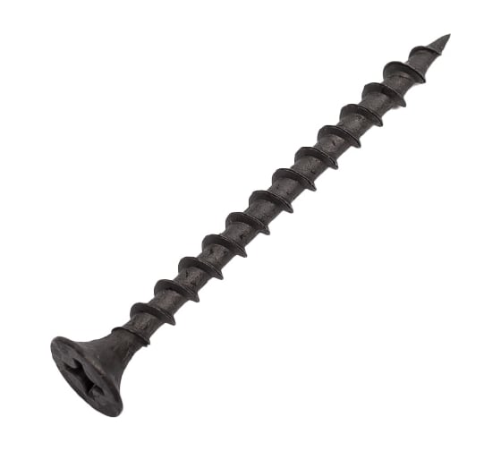 Саморез для ГКЛ STEELREX крупная резьба, оксид, 3,5x45 мм, 150 шт. 0103035045B400015032