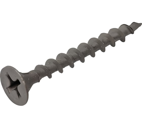 Саморез для ГКЛ STEELREX крупная резьба, оксид, 3,5x35 мм, 250 шт. 0103035035B400025032