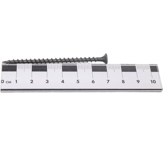 Саморез для ГКЛ STEELREX крупная резьба, оксид, 4,2x70 мм, 100 шт. 0103042070B300010016