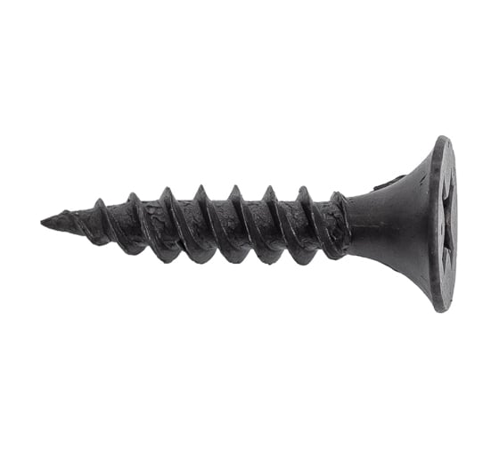 Саморез для ГКЛ STEELREX мелкая резьба, оксид, 3,5x19 мм, 500 шт. 0101035019B400050032