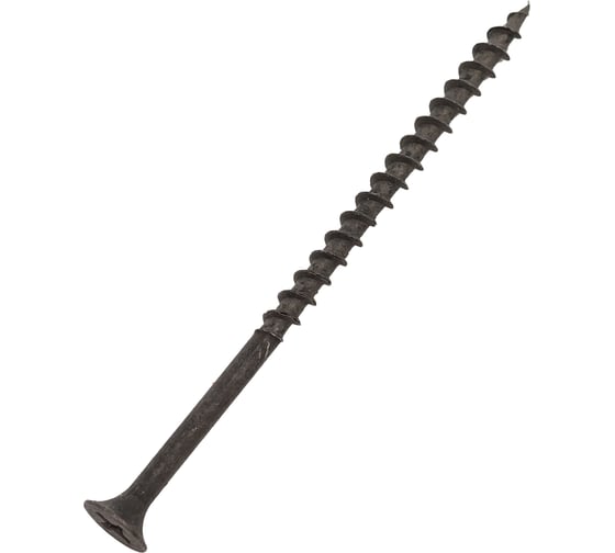 Саморез для ГКЛ STEELREX крупная резьба, оксид, 4,2x76 мм, 100 шт. 0103042076B300010016