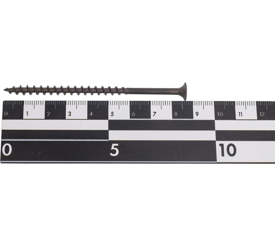 Саморез для ГКЛ STEELREX крупная резьба, оксид, 4,8x89 мм, 100 шт. 0103048089B300010016
