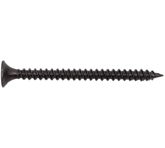 Саморез для ГКЛ STEELREX мелкая резьба, оксид, 3,5x45 мм, 150 шт. 0101035045B400015032