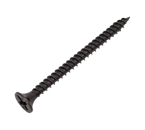 Саморез для ГКЛ STEELREX мелкая резьба, оксид, 3,5x45 мм, 150 шт. 0101035045B400015032