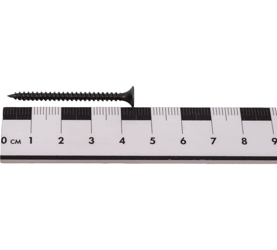 Саморез для ГКЛ STEELREX мелкая резьба, оксид, 3,5x45 мм, 150 шт. 0101035045B400015032