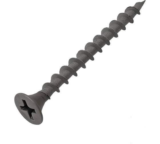 Саморез для ГКЛ STEELREX крупная резьба, оксид, 3,5x41 мм, 200 шт. 0103035041B400020032