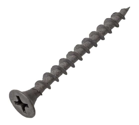 Саморез для ГКЛ STEELREX крупная резьба, оксид, 3,5x41 мм, 200 шт. 0103035041B400020032