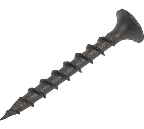 Саморез для ГКЛ STEELREX крупная резьба, оксид, 3,5x32 мм, 250 шт. 0103035032B400025032