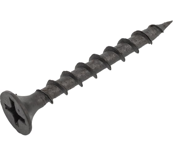 Саморез для ГКЛ STEELREX крупная резьба, оксид, 3,5x32 мм, 250 шт. 0103035032B400025032