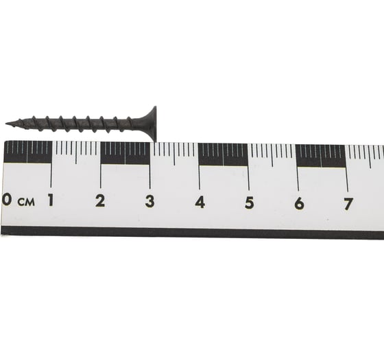 Саморез для ГКЛ STEELREX крупная резьба, оксид, 3,5x32 мм, 250 шт. 0103035032B400025032