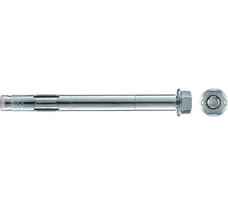 Анкерный болт с гайкой Tecfi AW ZN 12x129, 15 шт. 147620