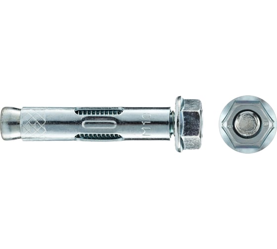 Анкерный болт с гайкой Tecfi AW ZN 10x50, 15 шт. 147615 1
