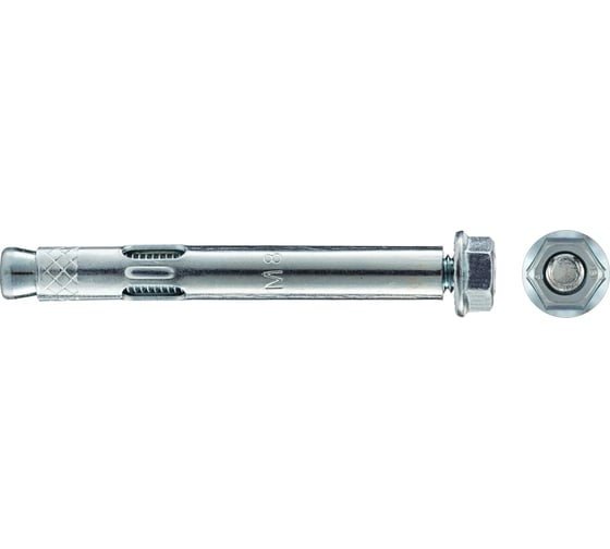 Анкерный болт с гайкой Tecfi AW ZN 8x65, 2 шт. 147623
