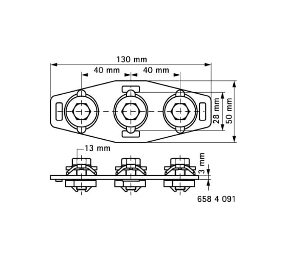 Соединитель профиля-Х Walraven BIS RapidRail 6584091