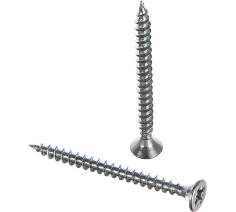 Саморез Стройметиз 4,0х45 универсальный, белый цинк уп. 200 шт. 2150685