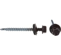 Кровельный саморез Стройметиз 4,8х51 темно-коричневый RAL 8017 уп. 200 шт. 2100056