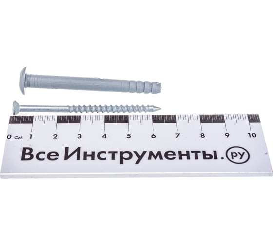 Дюбель-гвоздь Tech-Krep полипропилен SM G 6х60 гриб. манжета 100 шт коробка 130159