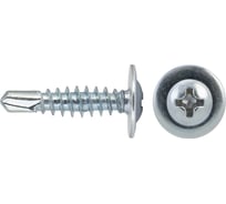 Стальной оцинкованный саморез с прессшайбой Tech-krep СММ пр.ш. сверло 4,2х19 8000 шт 00001231