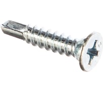 Стальной оцинкованный саморез для оконных рам Tech-krep WS 3,9х19, оконные, белые, 1000 шт. 00004184