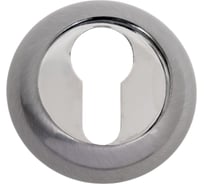 Накладка на цилиндр к ручкам Ренц хром матовый-хром блестящий INET 08 SC/CP