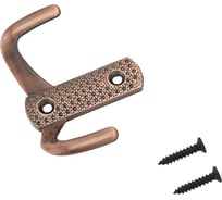 Крючок-вешалка СТАНДАРТ 011 B AC медь ЕВРОПАКЕТ 10205