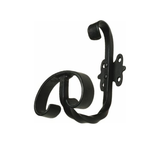 Кованый крючок Amig черный 101-130х80х90 1