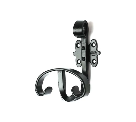 Кованый крючок Amig черный 101-130х80х90