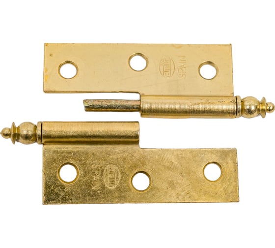 Петля Amig мод. 541-50 карточная, съем.лев. латунир 123