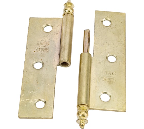 Петля Amig мод. 541-60 карточная, съем.лев. латунир 127