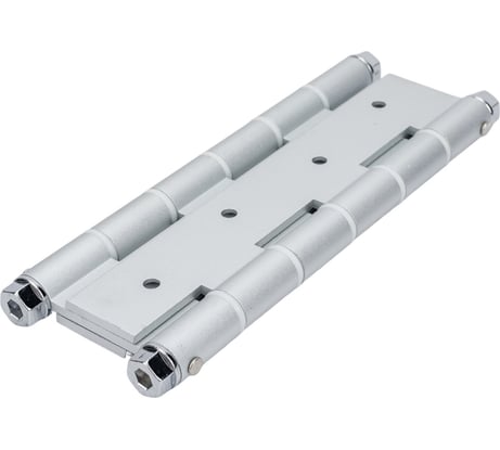 Пружинная двойная (барная) петля Amig алюминий, покрытие серебро 3035-180х133,5х4 PL