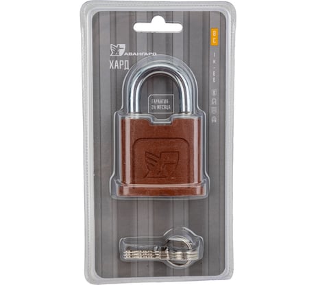 Навесной замок Авангард ВС1К-60 ХАРД d9 мм 2 745