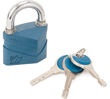 Навесной замок Авангард ВС2Д-50 ДИСКО синий d8 мм 2 756