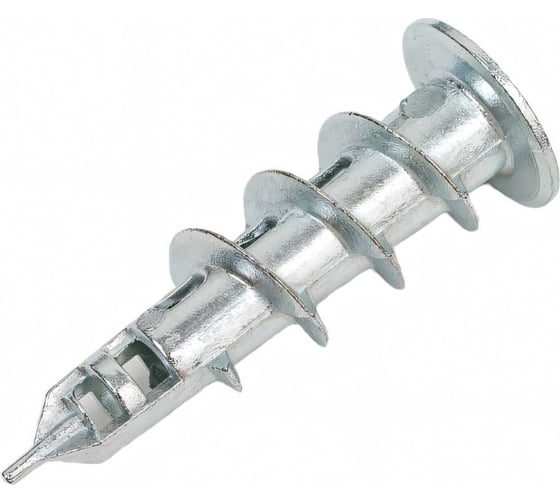 Дюбель "DRIVA" STEELREX металл, сверло, для гипсокартона, 15x38 мм, 40 шт. 0418014038B400004032