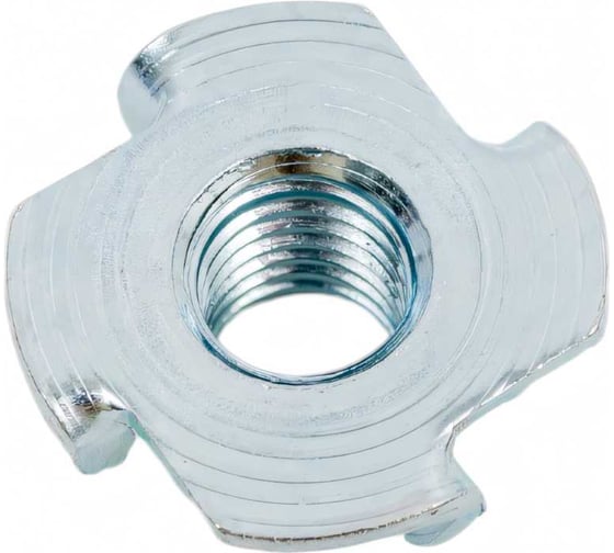 Мебельная (усовая) гайка STEELREX DIN 1624, цинк, М8x10x22 мм, 30 шт. 0223008000B500003064