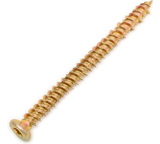 Шуруп по бетону STEELREX шлиц Torx, жёлтый цинк, 7,5x92 мм, 40 шт. 0137075092B300004016