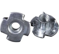 Мебельная (усовая) гайка STEELREX DIN 1624, цинк, М10x13x25 мм, 20 шт. 0223010000B500002064