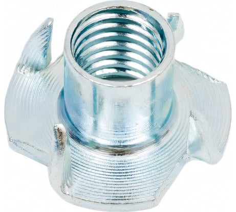 Мебельная (усовая) гайка STEELREX DIN 1624, цинк, М10x13x25 мм, 20 шт. 0223010000B500002064