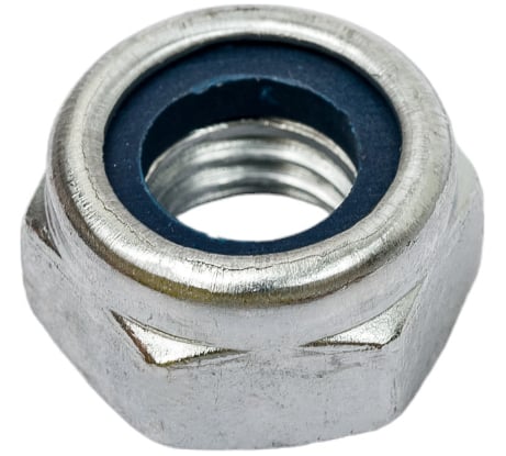 Гайка с нейлоновой вставкой STEELREX DIN 985, цинк, М10, 40 шт. 0219010000B500004064