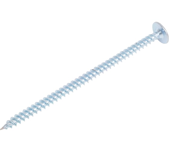Саморез STEELREX полусфера с прессшайбой, острый, цинк, 4,2x76 мм, 100 шт. 0117042076B300010016