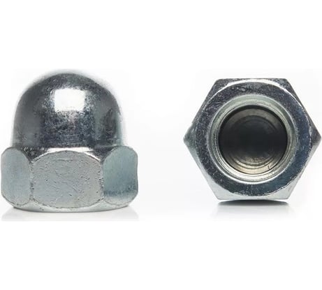 Колпачковая гайка STEELREX DIN 1587,цинк, М10, 50 шт. 0222010000B400005032